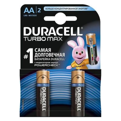 Лот: 8948588. Фото: 1. Батарейка AA Duracell Turbo Max... Батарейки, аккумуляторы, элементы питания