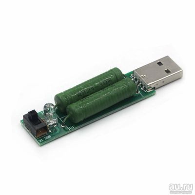 Лот: 25223678. Фото: 1. Нагрузочный резистор USB 1А/2А... Резисторы
