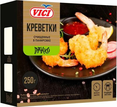 Лот: 21096108. Фото: 1. Креветки, очищенные в панировке. Икра, рыба, морепродукты