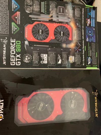 Лот: 14760217. Фото: 1. Palit jetStram GTX 980. Видеокарты