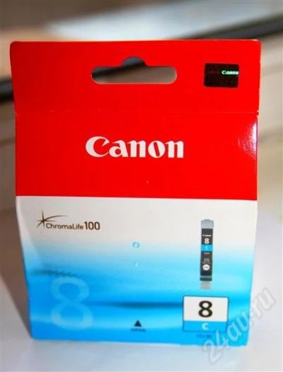 Лот: 492889. Фото: 1. Картридж Canon 8С CLI-8С (cyan... Картриджи, расходные материалы