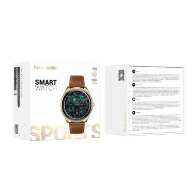 Лот: 25795530. Фото: 1. Смарт часы HOCO Y22 AMOLED Smart... Смарт-часы, фитнес-браслеты, аксессуары