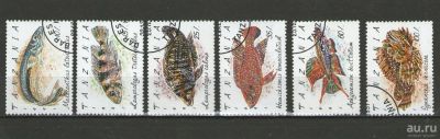 Лот: 9615532. Фото: 1. Марки. Рыбы №3. Марки