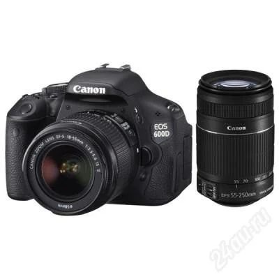 Лот: 2920495. Фото: 1. Сanon eos 600d kit 18-55 is ii... Цифровые зеркальные