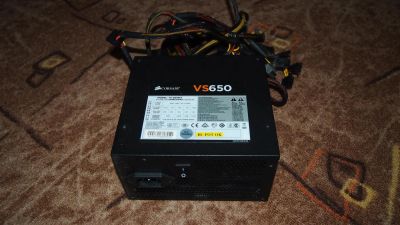 Лот: 3662941. Фото: 1. Блок питания Corsair VS 650W. Корпуса, блоки питания