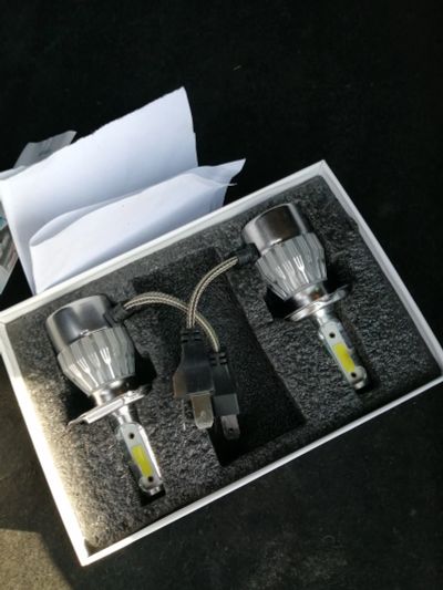 Лот: 19054969. Фото: 1. Led-лампы H4 6000k почти новые. Оптика и освещение