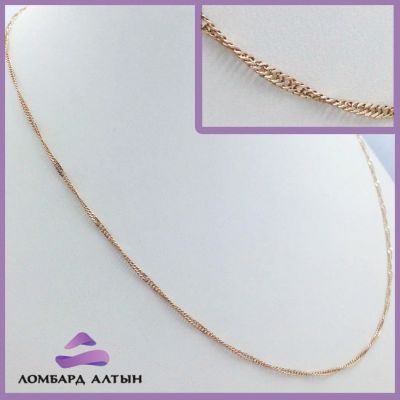 Лот: 7452684. Фото: 1. Золотая цепь 585 пробы. Вес 2... Цепочки