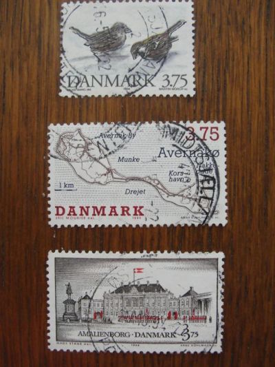 Лот: 5322609. Фото: 1. Дания. Разные марки в коллекцию. Марки