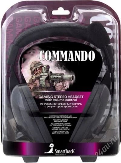 Лот: 1532431. Фото: 1. Стерео гарнитура SmartTrack COMMANDO... Акустические системы