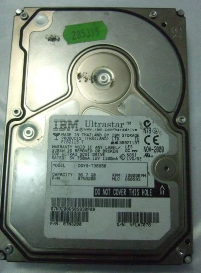 Лот: 7626177. Фото: 1. Жесткий Диск HDD IBM Ultrastar... Жёсткие диски (HDD)