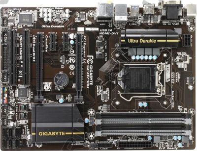 Лот: 9936440. Фото: 1. GIigabyte GA-Z87-HD3 rev1.0, LGA1150... Материнские платы