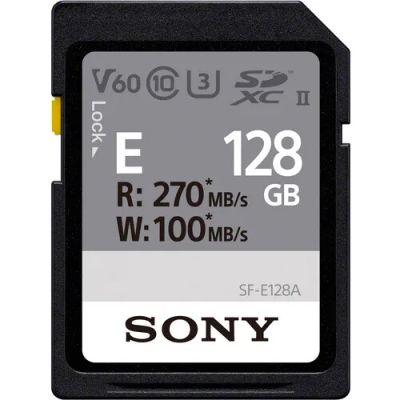 Лот: 23276528. Фото: 1. Карта памяти Sony 128GB SF-E Series... Карты памяти