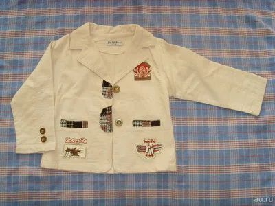 Лот: 9336772. Фото: 1. Пиджак + футболка; 4-5лет. Костюмы, пиджаки, комбинезоны
