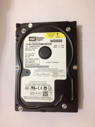Лот: 6028639. Фото: 1. Жесткий диск Western Digital 80... Жёсткие диски (HDD)
