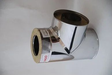 Лот: 4686789. Фото: 1. Сэндвич-тройник "Sferra" 90° d115... Дымоходы