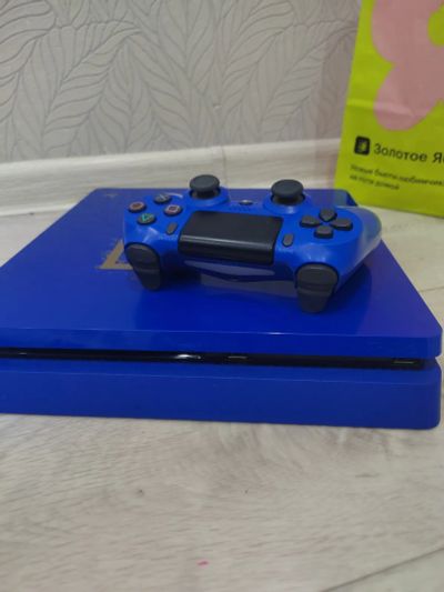 Лот: 21434696. Фото: 1. 9.0 PlayStation 4 slim. Игровые приставки, консоли