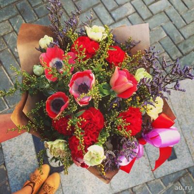 Лот: 8165034. Фото: 1. Сборный букет. Цветы на Щорса... Свежие цветы
