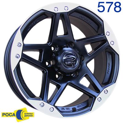 Лот: 3420184. Фото: 1. Комплект дисков Sakura Wheels... Диски