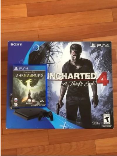 Лот: 9282545. Фото: 1. Sony Playstation 4 slim, полный... Игровые приставки, консоли