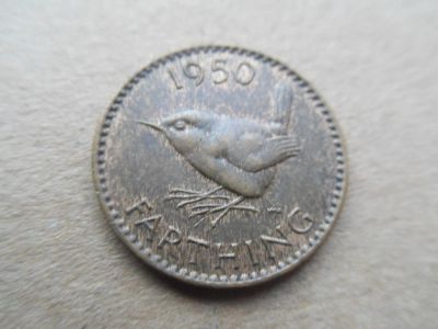 Лот: 10821554. Фото: 1. Великобритания 1 фартинг 1950. Великобритания и острова