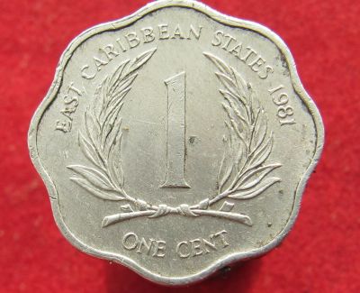 Лот: 15304896. Фото: 1. Восточные Карибы 1 цент, 1981г. Остальные страны