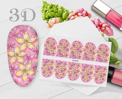 Лот: 11481442. Фото: 1. Слайдер-дизайн 3D - 3DCR105 Malgrat... Украшения, дизайн ногтей