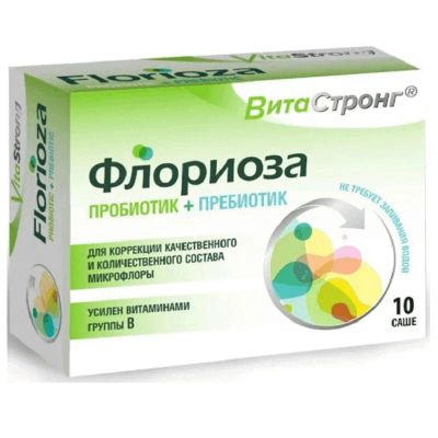 Лот: 24004071. Фото: 1. ВитаСтронг Флориоза порошок для... Лекарства