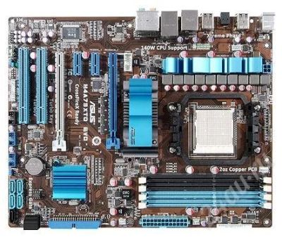 Лот: 533870. Фото: 1. На гарантии! ASUS M4A79XTD EVO... Материнские платы