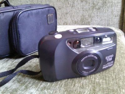 Лот: 1105752. Фото: 1. Фотоаппарат PENTAX ESPIO 738... Плёночные компактные