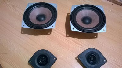 Лот: 6056390. Фото: 1. Комплект колонок BMW (E32) (Акустика... Акустика автомобильная