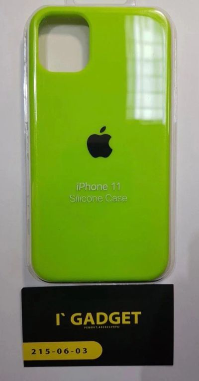 Лот: 17284592. Фото: 1. Чехол Silicone Case Iphone 11... Чехлы, бамперы
