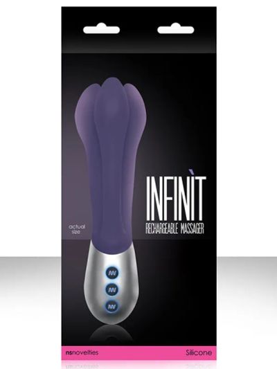 Лот: 22069539. Фото: 1. Вибромассажер перезаряжаемый Infinit... Игрушки