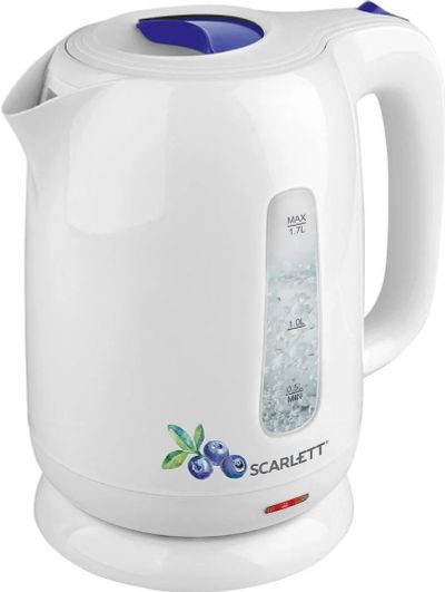 Лот: 14424349. Фото: 1. Электрочайник SCARLETT SC EK 18P52. Чайники, кофемашины, кулеры