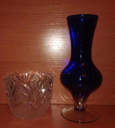 Лот: 10984536. Фото: 1. Две чудесные старинные вазочки. Вазы