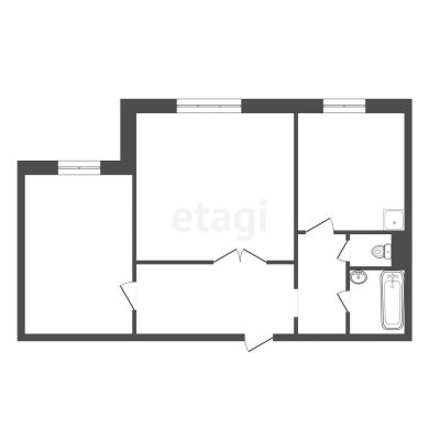 Лот: 25293804. Фото: 1. 2-комн. квартира , Красноярск... Квартиры, студии