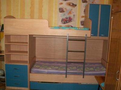 Лот: 5959679. Фото: 1. кровать двухъярусная. Детские кровати и кроватки