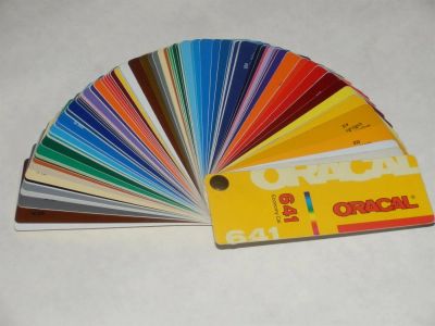 Лот: 3628205. Фото: 1. Цветовая раскладка (веер) oracal... Материалы и сырьё