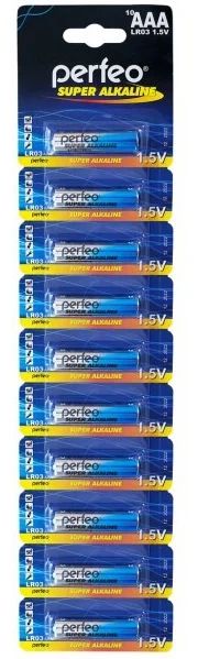 Лот: 17207369. Фото: 1. Батарейка Perfeo Super Alkaline... Батарейки, аккумуляторы, элементы питания
