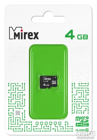 Лот: 17999957. Фото: 1. MicroSD 4 Gb Class 10 Mirex код... Карты памяти