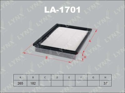 Лот: 13357118. Фото: 1. Lynx LA-1701 Воздушный фильтр. Расходные материалы