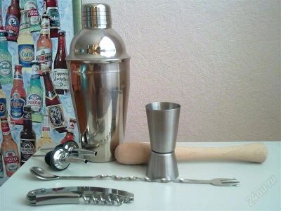 Лот: 2569292. Фото: 1. Набор барных аксессуаров (7 предметов... Сувенирные наборы