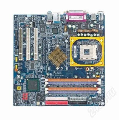 Лот: 423444. Фото: 1. Материнская плата Gigabyte GA-8I865GVMK... Материнские платы