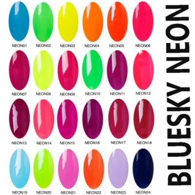 Лот: 9505434. Фото: 1. Гель лак BlueSky Shellac Neon. Лак для ногтей