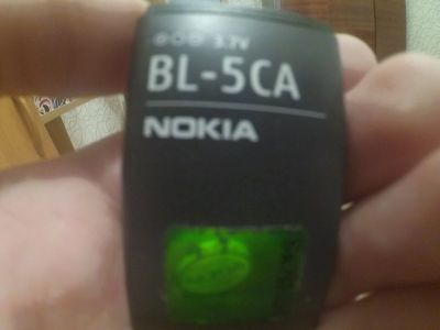 Лот: 11971794. Фото: 1. Аккумулятор для Nokia BL-5CA. Аккумуляторы