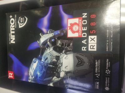 Лот: 17413931. Фото: 1. видеокарта RX 580 sapphire nitro... Видеокарты