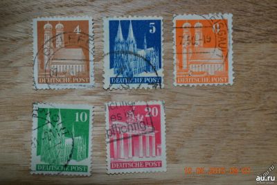 Лот: 8789640. Фото: 1. Марки Германии 1948г. (оккупация... Марки