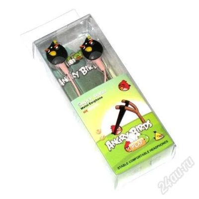 Лот: 2942402. Фото: 1. Вакуумные наушники Angry Birds... Красноярск