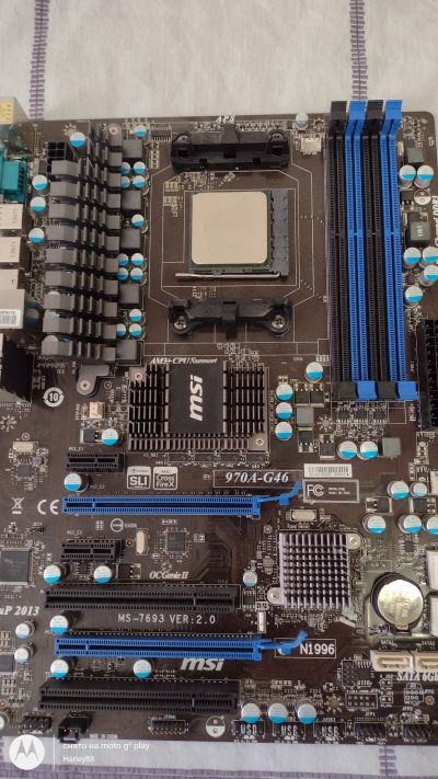 Лот: 18627040. Фото: 1. AMD FX-4300 + нерабочая MSI 970A-G46. Процессоры
