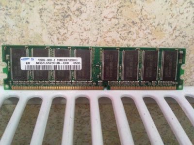 Лот: 6896896. Фото: 1. Память DDR1 на 512 Mb. Оперативная память