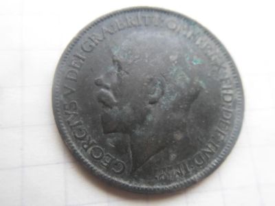Лот: 21169370. Фото: 1. Великобритания 1/2 пенни 1924. Великобритания и острова